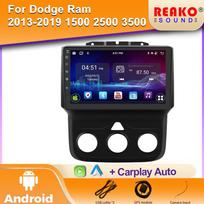 Automobilinis radijas multimedijos grotuvas Dodge Ram 1500 2500 3500 2013-2018 Belaidis Carplay Android Auto Automobilinė stereo sistema 48EQ GPS DSP 4 core 1GB+32GB carplay