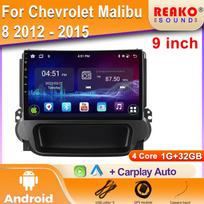 Android Chevrolet Malibu 8 2012 - 2015 Automobilinis belaidis Carplay Automobilinis radijas Multimedijos grotuvas Navigacija GPS 4G Bluetooth 4 core 1GB+32GB carplay