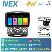 Car Stereo for Ford Everest Ranger Mazda BT50 BT-50 2006-2011 2 Din Android Radio Screen Multimedia Player Autoradio Head Unit 4+64+MIC+AHD