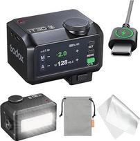 GODOX IT30PRO C fotoaparato blykstė, IT30 PRO C mini blykstė, TTL HSS 1/8000 s blykstė, suderinama su "Canon EOS R RP R5 R6 R7 R8 R5 Mark II R6 Mark II 90D 750D M50 M3 (juoda)