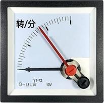 IndusTradCorp YT72 10V analoginis tachometras, dažnio matuoklis, 1500 aps/min, 50Hz, 60Hz, dažnio matuoklis (DC1000R 10V)