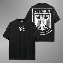 Varnėnai YZY Kanye West Grafika Vintažiniai Marškinėliai Vyrams Moterims Chaopai Streetwear Retro Laisvalaikio Marškinėliai Viršūnės M