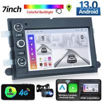 2 Din Android 13 Automobilinis Multimedijos Grotuvas Ford F150 F250 F350 Escape Explorer Edge E150 Stereo Mustang Navi GPS Carplay 8-core 2GB+32GB