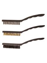 Šepečių komplektas TOP TOOLS 230 mm (varis, plienas, nailonas)