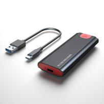 M2 NVMe SATA SSD dėklas 10Gbps SSD dėžutė M.2 NVME NGFF SSD į USB 3.1 korpusą, A tipo ir C tipo kabelis, skirtas asmeniniam nešiojamajam kompiuteriui