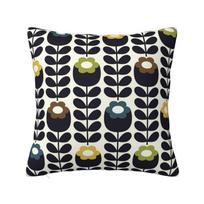 Individualus Early Bird granito pagalvės užvalkalas 40x40cm Orla Kiely gėlių veliūrinis mielas pagalvės užvalkalas namų dekoravimui 30x30cm 12x12in