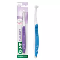 GUM End-Tuft dantų šepetėlis, mini galvutė