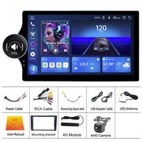 10.1  Colių Android Dvigubas 2 DIN Automobilinis Radijas Stereo Multimedijos Grotuvas GPS Navi Wifi EU-Žemėlapiai USB DVR Kamera-AHD CarPlay Audio 8-core 2GB+32GB
