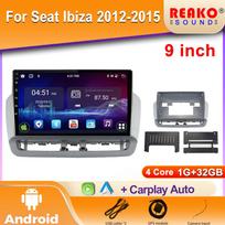 GPS Navigacija IPS Jutiklinis Ekranas Seat Ibiza 2012-2015 Android Auto Radijas Automobilio Multimedijos Vaizdo Grotuvas 5G WIFI BT 2din DVD 4 core 1GB+32GB carplay