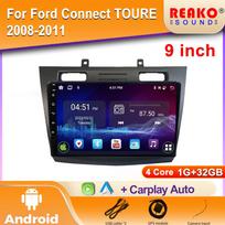 5G WIFI For Ford Connect TOURE 2008-2011 Car Multimedia Player GPS Navigation Carplay Video Head Unit Android Auto 2 din DVD 4 core 1GB+32GB carplay