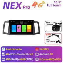 2 Din Android Multimedia, skirta JEEP Grand Cherokee WK 2004-2007 Car Radio Stereo Carplay Auto GPS Navigation Head Unit Autoradio 4+64+MIC+AHD