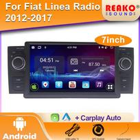1din Android Automobilinis radijas 7862 DSP Carplay skirtas Fiat Grande Punto Linea 2007-2012 multimedijos grotuvas Automagnetola GPS Stereo 7  Pagrindinis įrenginys 4 core 1GB+32GB carplay