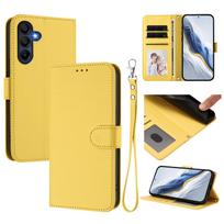Vienos spalvos odinis telefono dėklas Samsung Galaxy A17 A07, magnetinis atverčiamas piniginės tipo dangtelis, odinė apsauga Funda Galaxy A07 A17 Galaxy A05 white
