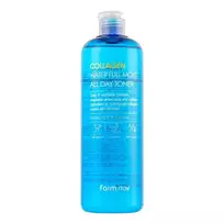 FARMSTAY COLLAGEN WATER FULL MOIST ALL DAY veido tonikas, 500 ml