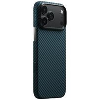 PITAKA Ultra-Slim MagSafe Case for iPhone 17 Pro, Black/Blue