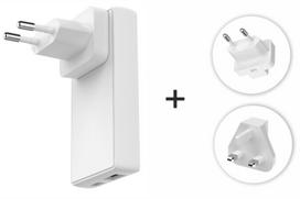 Swissten 65W USB-C / USB GaN Travel Charger
