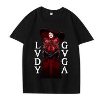 Abracadabra Lady Gaga Klasikiniai marškinėliai vyrams moterims Didelio dydžio 100% medvilnė Karštas išpardavimas trumpomis rankovėmis Vasarinis atspaudas Unisex plius dydžio viršūnės S