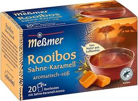 "Meßmer Rooibos Cream Caramel" arbata | aromatizuota | 20 arbatos maišelių | veganiška | be glitimo | be laktozės | be kofeino