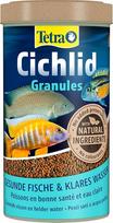 "Tetra Cichlid" granulės (pagrindinis maisto mišinys ciklidams, 2 skirtingos granulės), įvairūs dydžiai