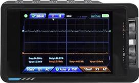 50 MHz skaitmeninis osciloskopas su delniniu planšetiniu kompiuteriu, 2 zondai, bangų formos generatorius, skirtas bandymams, multimetras - automobilinis DSO rinkinys, USB mini priedai, skirti laboratorijai ir elektrai