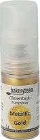 bakeryteam Vegan Metallic Dust Gold Pump Powder be propelento, kad visi kepiniai ir kiti maisto produktai įgautų auksinį blizgesį 5 g