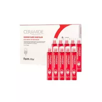 FARMSTAY CERAMIDE DAMAGE CLINIC plaukų priežiūros priemonė, 13 ml x 10 vnt.
