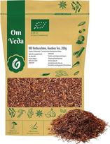 Ekologiška Rooibos arbata | Aukščiausios kokybės raudonųjų krūmų arbata | Švelnaus saldaus aromato | Idealiai tinka karštiems ir šaltiems gėrimams | OmVeda (200g)