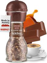 KOTÁNYI "Cacao Kiss" kavos užpilo - su šokolado krakmolu, maltu cinamonu ir vanile - tinka kavai, šaltai kavai ir desertams pagardinti - yra prieskonių malūnėlis su reguliuojamu malimo lygiu