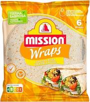 MISSION Kvietinės tortilijos su spelta kviečiais ir avižomis, skirtos apkepams 370 g, 3 vnt.