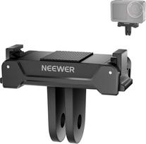 NEEWER Magnetinis adapterio laikiklis, suderinamas su "DJI Osmo Action 5 Pro 4 3", greito keitimo laikiklio pagrindas su dviejų polių jungtimi, skirtas trikojui "Selfie Stick Vlog" priedams, GP-73
