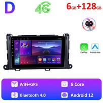 REAKOSOUND DSP Android TOYOTA SIENNA 2011-2014 Automobilio Radijas Multimedia Vaizdo Grotuvas GPS Navigacija Stereo Carplay 6+128