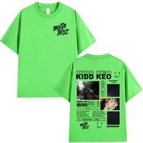 Raperio Kidd Keo Bando Boyz turo marškinėliai Vyrams Moterims Madingi Hip Hop Street marškinėliai Vasariniai Laisvi Medvilniniai Per dydį marškinėliai S