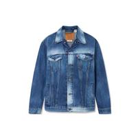 Levis Išskalbtas Džinsinis Švarkas Su Viengubo Krūtinės Apykakle Vyriški Švarkai Mėlynas A5782-0007 S