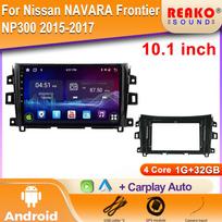 Android For Nissan Navara NP300 2015-2017 Automobilio Radijas Multimedia Vaizdo Grotuvas Navigacija WIFI 5G GPS Belaidis BT Carplay Ekranas 4 core 1GB+32GB carplay