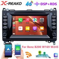 REAKOSOUND Android 2DIN Wireless Carplay AUTO Automobilinis stereofoninis radijas GPS DSP BT Call WIFI grotuvas skirtas Mercedes Benz E Class B200 8-Core 2+32