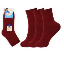 Moteriškos šiltos kojinės 22205 raudona, 3 poros