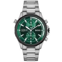 Hugo Boss 1513930 Globetrotter Chronograph Vyriškas laikrodis 46 sidabras