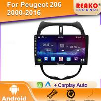 Peugeot 206 2001 - 2016 Ekrano Multimedijos Garso Grotuvas GPS Navigacija Pagrindinis Įrenginys Automagnetola FM 2 Din Android Automobilinis Radijas Stereo 4 core 1GB+32GB carplay