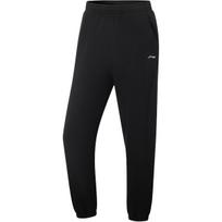 Li Ning Fitness Series Antibacterial Anti-Static Logo Print Thick Knit Sports Pants Women Pants AKLVC22-7 XS