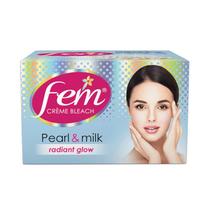 Fem Fairness Naturals Pearl Skin Bleach Cream 24g For Radiant, Even, Hair-Free Skin Glow