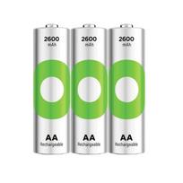 GP AA Recyko 2600mAh įkraunamos baterijos (palaidos) 3 vnt.