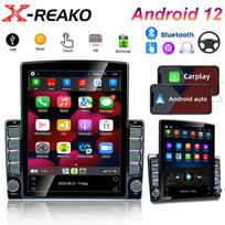 REAKOSOUND 9,7 colio Carplay Android automobilio radijo stereosistemos vertikalus padalytas ekranas automobilių GPS navigacija BT telefono jungtis USB grotuvas 2+64