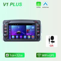 REAKOSOUND radijo stereofoninis automobilinis multimedijos grotuvas skirtas Mercedes Benz W203 Vito W639 VaneoCLK W209 W210M/Ml Carplay wifi BT GPS Navi
