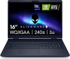 "Alienware" 16 x "Aurora" žaidimų nešiojamasis kompiuteris AC16251 16 colių WQXGA 240 Hz G-Sync ekranas, "Intel Core Ultra 9 275HX Series 2", "Nvidia Geforce RTX 5070", 32GB RAM, 1 TB SSD, "Windows 11 Home", "AlienFX RGB QWERTZ
