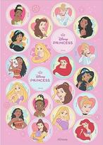 "Dekora", "Disney" princesės Mini vaflinis popierius Valgomieji keksiukai keksiukai sausainiai dekoracijos Apvalus 3,4 cm