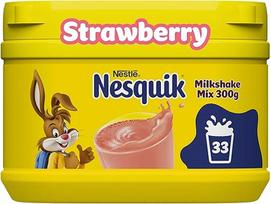 "Nesquik Nestlé Milkshake Mix" braškių skonio mišinys, 300 g