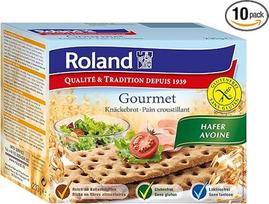 "Roland Crispbread" avižiniai dribsniai - be glitimo, veganiški, 10 vnt. (10 x 230 g)