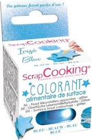 "ScrapCooking" - Mėlyni blizgūs dažai - valgomieji miltelių pavidalo maistiniai dažai, skirti konditerijos gaminiams, sausainiams, makaronams, šokoladui ir cukraus masei - 4078