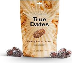 "True Dates" - kreminis žemės riešutų sviestas | Natūraliai aromatizuotos datulės | Žemės riešutų sviestas | 100 g