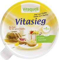 "Vitasieg by Vitaquell" 500 g puodelis - daržovių šeimos margarinas kepimui ir virimui, natūraliai veganiškas